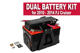 Genesis Offroad Toyota FJ Cruiser Dual Battery Kit for 2007-2014 (Gen 3), designed to provide optimal power for off-road adventures and demanding electrical needs.